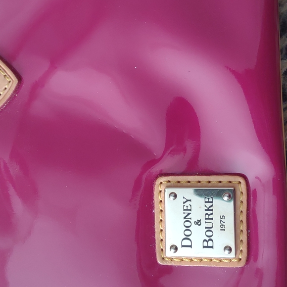Dooney & Bourke Patent Satchel - Picture 9 of 11